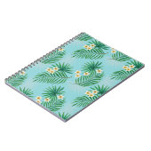 Carnet Feuilles tropicaux et fleurs (Côté gauche)