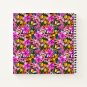 Carnet Feuilles tropicaux et fleurs (Dos)