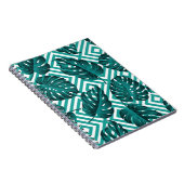 Carnet Feuilles tropicaux : Motif Floral sans joint. (Côté Droit)