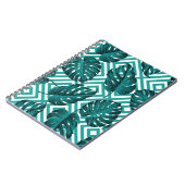 Carnet Feuilles tropicaux : Motif Floral sans joint. (Côté gauche)