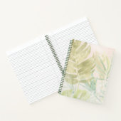 Carnet Feuilles tropicaux muets (Intérieur)