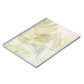 Carnet Feuilles tropicaux muets (Côté gauche)