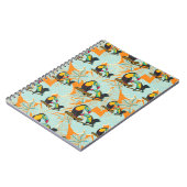 Carnet Feuilles tropicaux toucan sans couture Motif (Côté gauche)