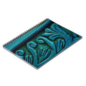 Carnet Feuilles turquoises (Côté gauche)