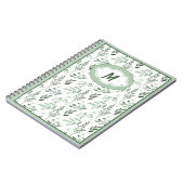 Carnet Feuilles vertes personnalisées (Côté gauche)