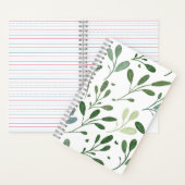 Carnet Feuilles verts (À l'intérieur)