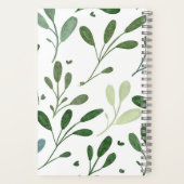 Carnet Feuilles verts (Verso)