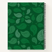 Carnet Feuilles verts (Dos)