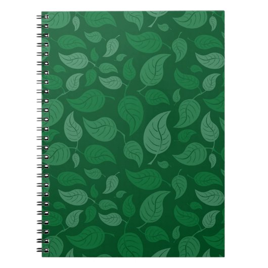 Carnet Feuilles verts (Devant)