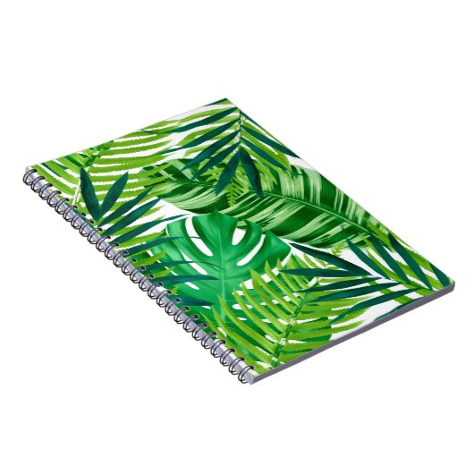 Carnet Feuilles verts tropicaux (Côté Droit)