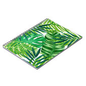 Carnet Feuilles verts tropicaux (Côté gauche)