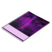 Carnet feuilles violettes (Côté gauche)