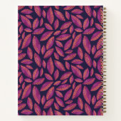 Carnet Feuilles violettes d'automne (Dos)