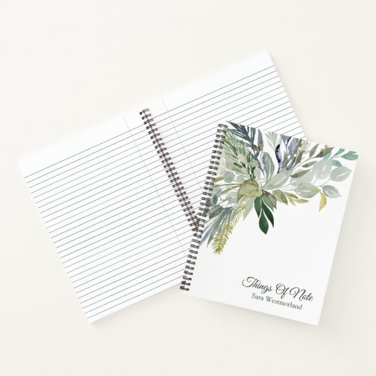 Carnet Feuillet "Thèmes de note" Revue / (Intérieur)