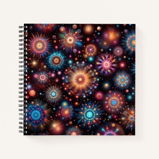 Carnet Feux d'artifice amusants (Devant)