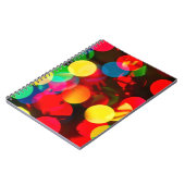 Carnet Feux de bokeh de couleur aérée (Côté gauche)