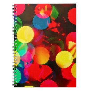 Carnet Feux de bokeh de couleur aérée