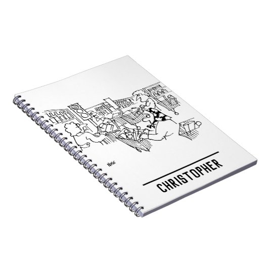 Carnet Feux de circulation dans un supermarché (Côté Droit)