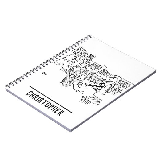 Carnet Feux de circulation dans un supermarché (Côté gauche)