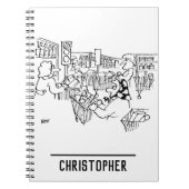 Carnet Feux de circulation dans un supermarché (Devant)