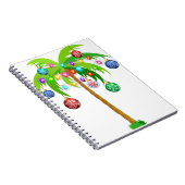 Carnet Feux de Noël palmier hawaii plage tropicale x (Côté Droit)