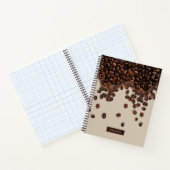 Carnet Fèves de café Nom personnalisé (Intérieur)