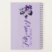 Carnet Février Grâce - Signet de fleur et pierre précieus (Verso)