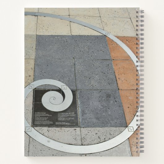 Carnet Fibonacci Or esthétique agréable (Dos)