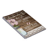 Carnet Ficelle du Guestbook | de baby shower de pays de (Côté Droit)