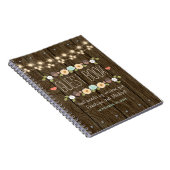 Carnet Ficelle turquoise d'invité rustique Boook de (Côté Droit)