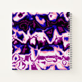 Carnet Fidèle au style Boho Rétro Marbré Rayures Fierté G (Dos)