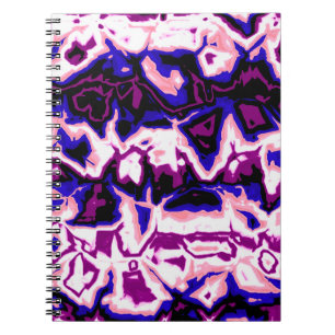 Carnet Fidèle Bohème Rétro Marbré Rayures Fierté Genderfl