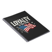 Carnet Fidélité au drapeau américain pour la fête des vét (Côté Droit)