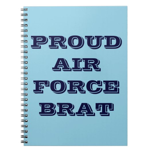 Carnet Fier Brat de la Force aérienne (Devant)