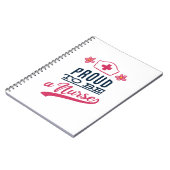 Carnet Fier d'être une infirmière (Côté gauche)