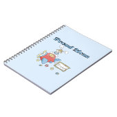 Carnet Fier Maman Avion C'est un garçon Cadeaux (Côté gauche)