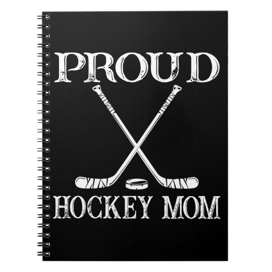 Carnet Fier maman de hockey (Devant)