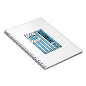 Carnet Fier Nouveau Papa Pieds de Bébé Drapeau Vector Des (Côté Droit)