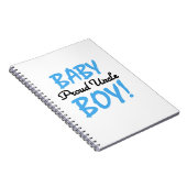 Carnet Fier Oncle Baby Boy Cadeaux (Côté Droit)