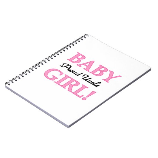 Carnet Fier Oncle Baby Girl Dons (Côté gauche)