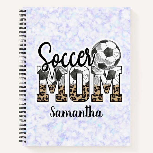 Carnet Fier Soccer Maman - Champion de Sideline (Devant)