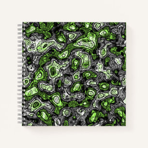 Carnet Fier trippy grunge funky abstrait agender Pride