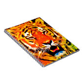 Carnet Fierce Bright Orange Tiger Sibérien (Côté Droit)