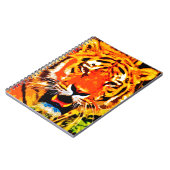 Carnet Fierce Bright Orange Tiger Sibérien (Côté gauche)