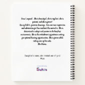 Carnet Fierce est beau léopard des neiges (Dos)