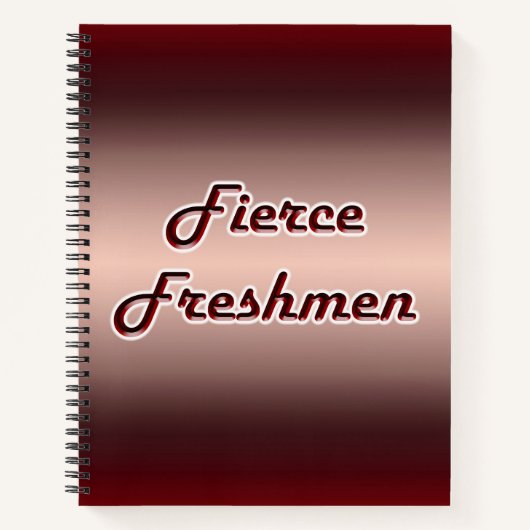Carnet Fierce Freshmen (Devant)