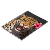 Carnet Fierce Leopard Pink Flower Notebook (Côté gauche)