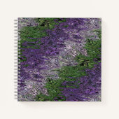 Carnet Fière de la non-binarité Grunge Groovy Funky Tripp (Devant)