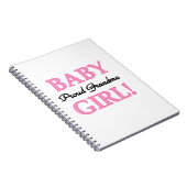 Carnet Fière grand-mère Baby Girl Cadfts (Côté Droit)