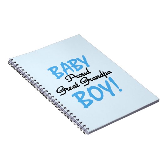 Carnet Fière Grand Papy Bébé Cadeaux Garçon (Côté Droit)